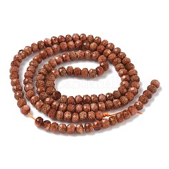 Синтетические голдстоуновские бисер пряди G-R013-B01-4x3mm