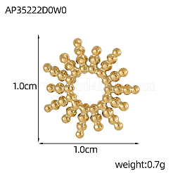 Рождественские подвески из нержавеющей стали 304&nbsp;STAS-OY005-57G
