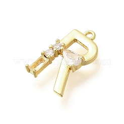 Латунные микро проложить кубического циркония подвески KK-M310-01G-18