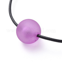 Регулируемые вощеный браслет из полиэфирного шнура&nbsp;BJEW-JB04682-01