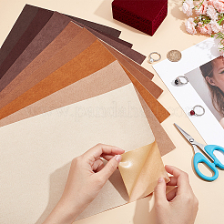 8 комплект из самоклеящейся ткани для украшений из искусственной замши и бархата DIY-BC0012-46