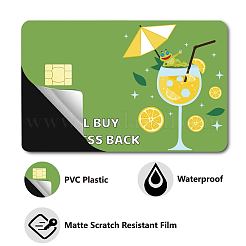 ПВХ пластиковые водонепроницаемые наклейки для карт DIY-WH0432-155