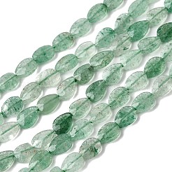 Природный зеленый бисер пряди клубники кварца G-B159-A18