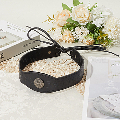 Пу с головным кольцом из сплава и железа AJEW-WH20080-31A