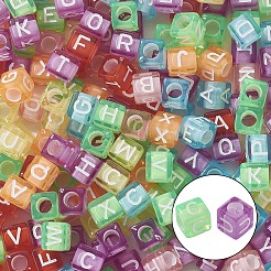 Наборы браслетов для стрейч-браслетов с кубическими бусинами 6 мм на детский день&nbsp;DIY-YW0001-82