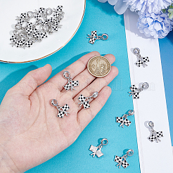 20 шт. европейские подвески из эмалевого сплава&nbsp;FIND-NB0006-79