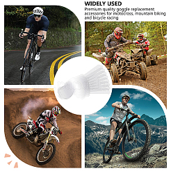 60 шт. ПЭ прозрачные защитные пленки для линз очков DIY-OC0014-42