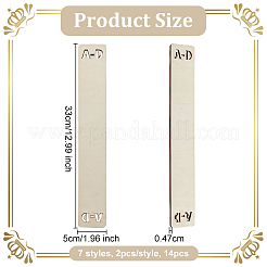 Деревянный разделитель виниловых пластинок WOOD-WH0030-66