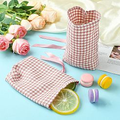 Ткань в клетку тартан подарок конфеты сумки на шнурке ST-CJ0003-01A