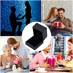 Шкатулки для хранения одного кольца из искусственной кожи&nbsp;CON-WH20010-02D