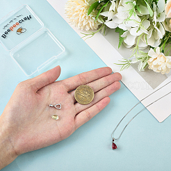 2 шт. подвеска из стерлингового серебра с родиевым покрытием в форме кабошона&nbsp;STER-BBC0008-82