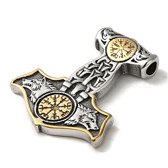 Wikinger-Anhänger aus 304 Edelstahl&nbsp;STAS-Z059-11AS