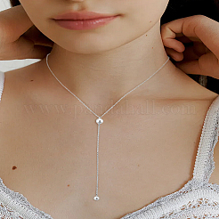 1 шт. ожерелье-лариат из нержавеющей стали&nbsp;NJEW-LP0004-29S