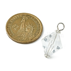 Акриловый кулон с железными булавками с плоской головкой&nbsp;PALLOY-JF02248-01