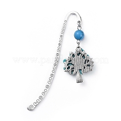 Тибетском стиле сплава закладки AJEW-JK00158-07