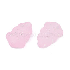 Матовые прозрачные акриловые бусины&nbsp;X1-OACR-P029-04B-05