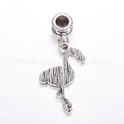 Tibetische Legierung europäische baumelnde Charms&nbsp;MPDL-J041-07AS
