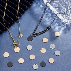 40 шт. 4-цветные подвески из нержавеющей стали с вакуумным покрытием PVD STAS-PH0003-88