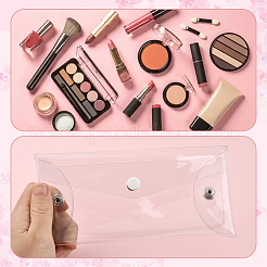 2 шт. портативная прозрачная сумка для кистей для макияжа из ПВХ&nbsp;MRMJ-SP0001-12B