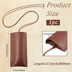 Сумки для хранения очков из искусственной кожи&nbsp;ABAG-WH20015-02A