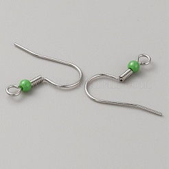 Crochets de boucles d'oreilles en acier inoxydable 304&nbsp;LS-STAS-WH0027-64P-06
