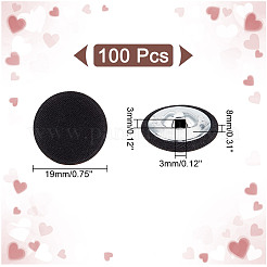 100 Stück Stoff-Ösenknöpfe&nbsp;BUTT-NB0001-72C