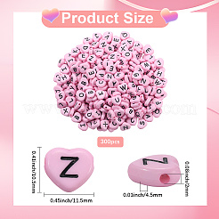 300 шт. непрозрачные акриловые бусины с горизонтальным отверстием&nbsp;SACR-SP0001-30