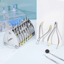 Держатель для стоматологических ортодонтических щипцов из нержавеющей стали 304 AJEW-WH0505-64P