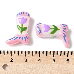 Окрашенные стеклянные бусины эмалевые бусины&nbsp;X1-BLOW-D300-01F