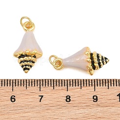 Ciondoli smaltato in ottone&nbsp;KK-CBA3297-04A-G02