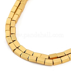 Гальванические нити из синтетических немагнитных гематитовых бусин&nbsp;G-C156-01G