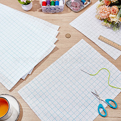 6 шт. 2-х цветная хлопковая прямоугольная ткань для вышивки крестом DIY-AR0004-83