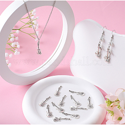 40 шт. 4 подвески из цинкового сплава в тибетском стиле&nbsp;TIBEP-SC0003-36