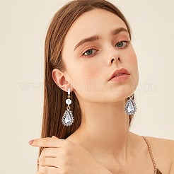 12 шт. 3-х стилевые латунные серьги-гвоздики с кубическим цирконием&nbsp;KK-BBC0012-67