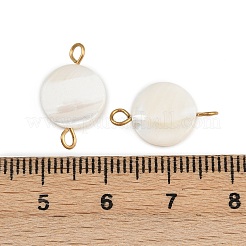 Подвески-коннекторы из натуральных ракушек STAS-D378-21G