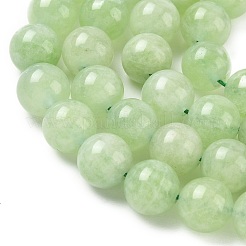 Billes de jade naturelles de teint en malaisades teintes&nbsp;G-G021-01D-04