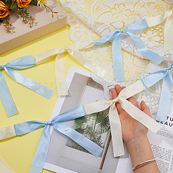 Partybanner mit Polyester-Schleifenanhängern&nbsp;DIY-WH0671-313