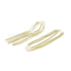 Серьги с кисточками и цепочкой из кубического циркония&nbsp;LS-EJEW-P236-04G