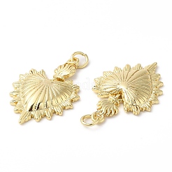 Экологически чистые подвески из латуни с гальваническим покрытием&nbsp;LS-KK-R143-17G