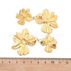 Серьги-гвоздики из нержавеющей стали 304&nbsp;EJEW-D310-01G