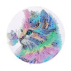 Pittura diamante fai da te appeso rete/rete intrecciata con kit pendenti di piume&nbsp;DIY-I084-11