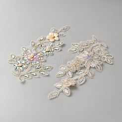 Заплатки из полиэфирной и стеклянной кружевной ткани&nbsp;DIY-WH0061-014