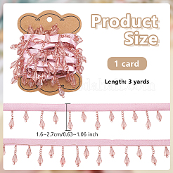 3 Yards Polyester-Acryl-Perlenbesatz&nbsp;OCOR-OC0001-88B