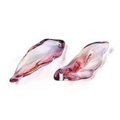 Подвески из прозрачного стекла с росписью для запекания DGLA-N014-02F