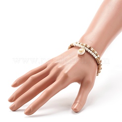 Набор эластичных браслетов Energy Power из синтетической бирюзы (окрашенный) для девочек и женщин&nbsp;BJEW-JB06785