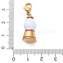 Подвесные украшения из эмали из нержавеющей стали 304 STAS-K304-02B-G