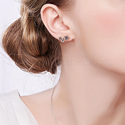 925 серьги-гвоздики из стерлингового серебра из Таиланда JE749A