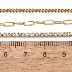 Unisex-Halsketten aus 304er Edelstahl&nbsp;NJEW-P357-02G