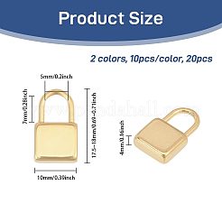 20 colgante de acero inoxidable 304 de 2 colores&nbsp;STAS-CA0002-46