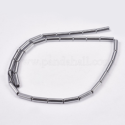 Немагнитные синтетический гематит бисер пряди&nbsp;G-K022-3x14mm-08